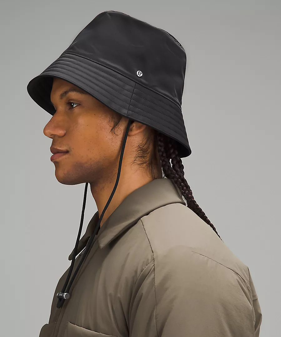Nylon Bucket Hat - Black
