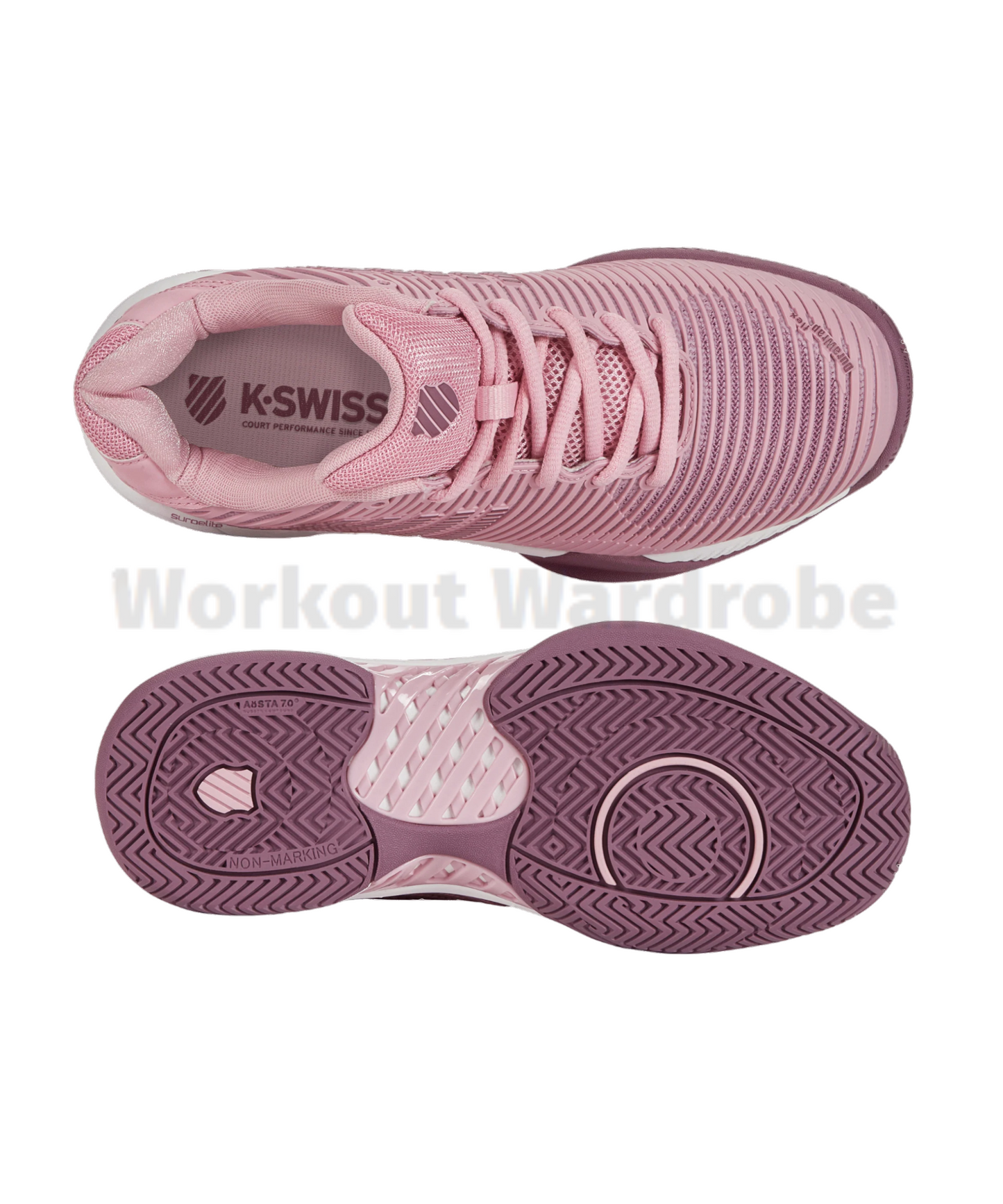K-Swiss Hypercourt Express 2 - Cameo Pink/Grape Nectar/Orchid Haze