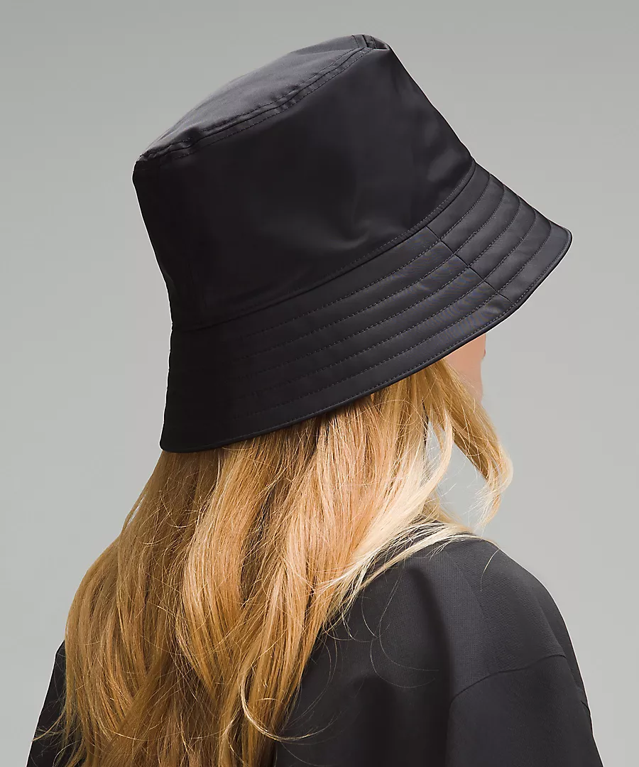 Nylon Bucket Hat - Black