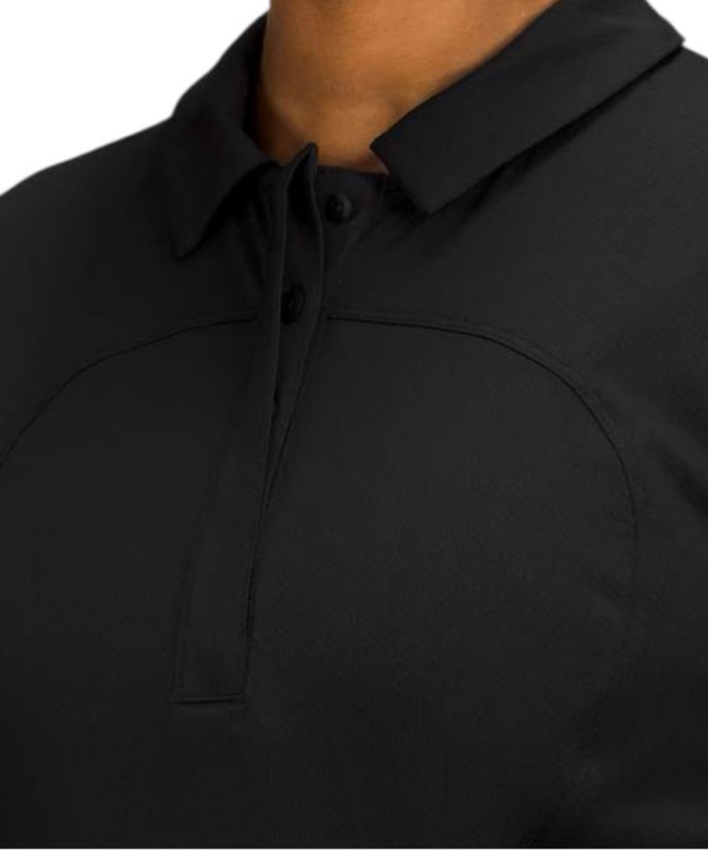 Quick-Drying Short Sleeve Polo - Black