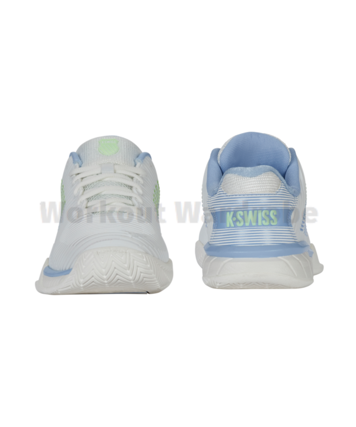 K-Swiss Hypercourt Express 2 Men's Tennis Shoes – Lucent White/Dutch Canal/Paradise Green
