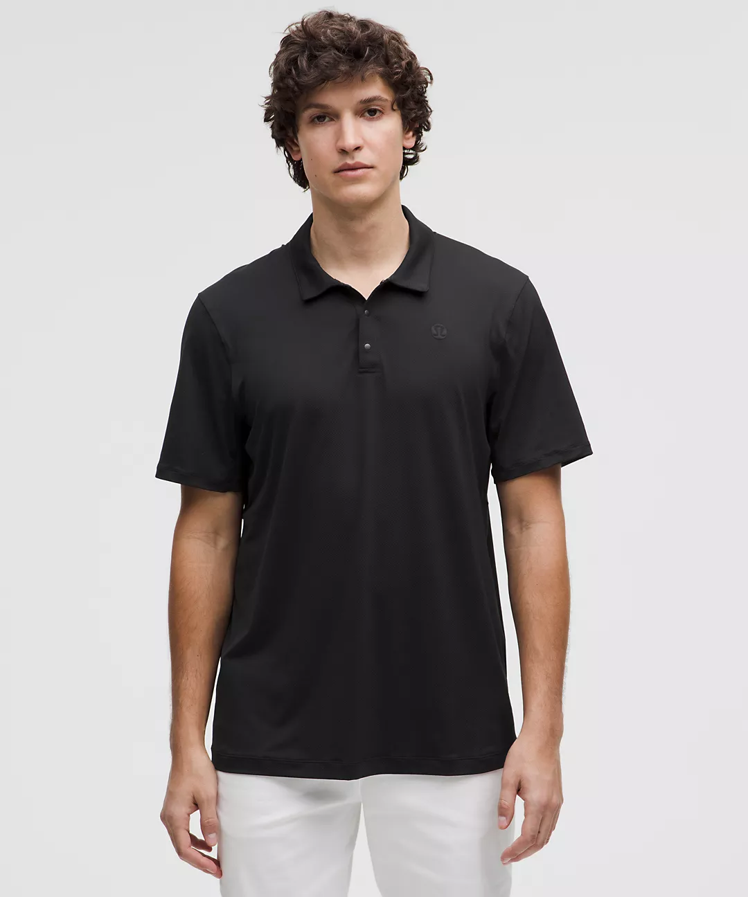 Logo Sport Polo Short Sleeve (Updated Fit) - Black
