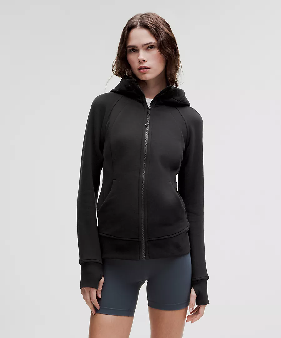 Scuba Full-Zip Hoodie - Black