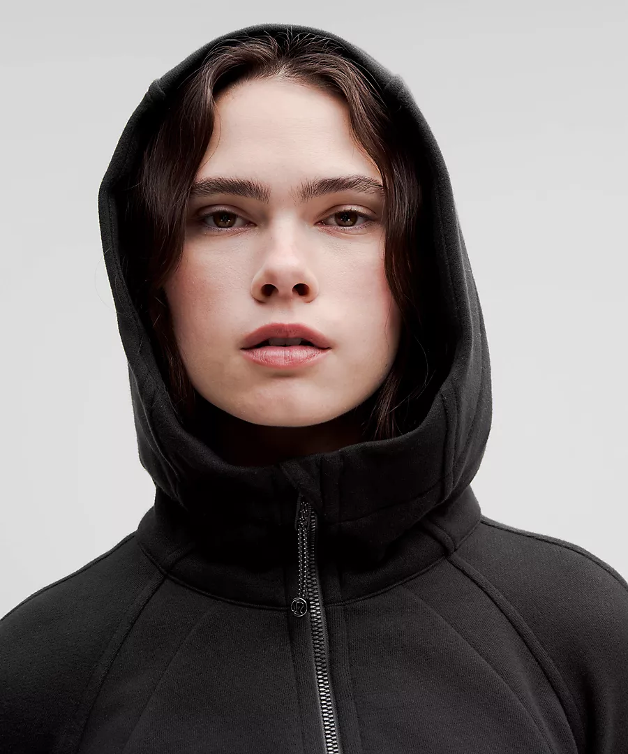 Scuba Full-Zip Hoodie - Black