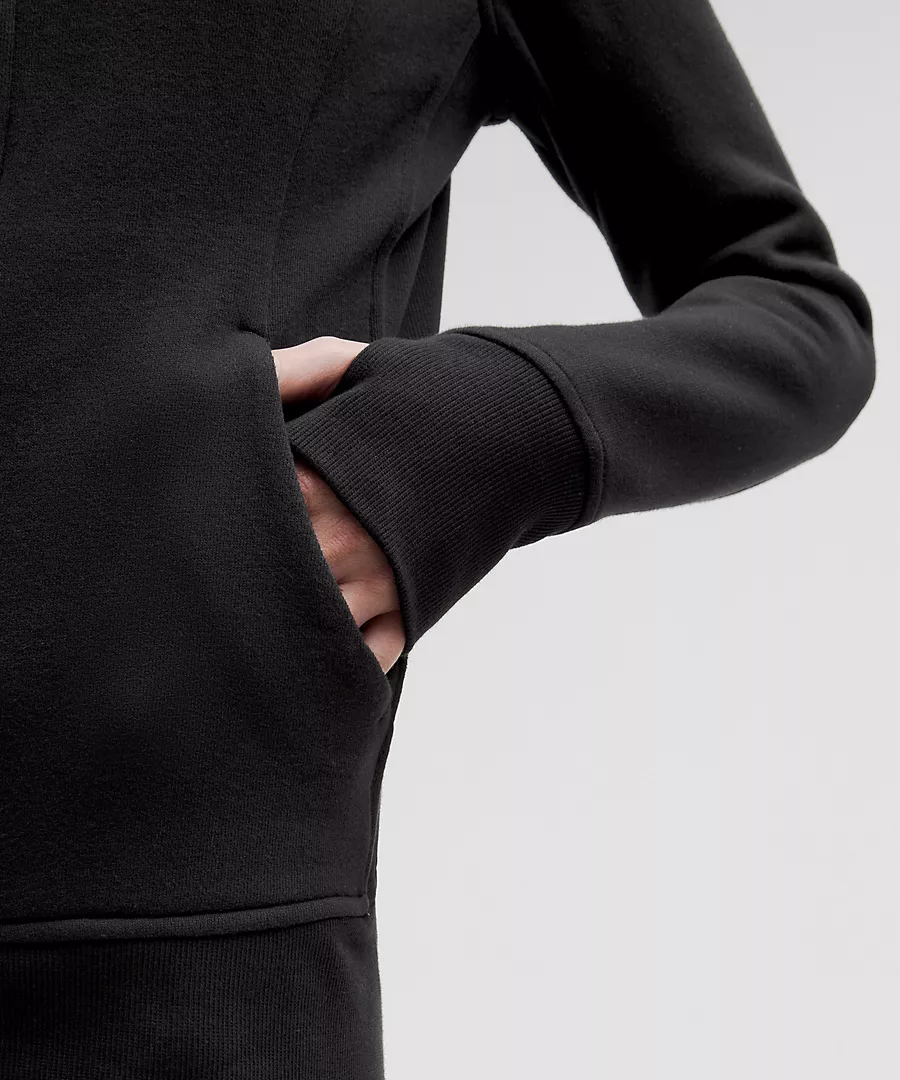 Scuba Full-Zip Hoodie - Black