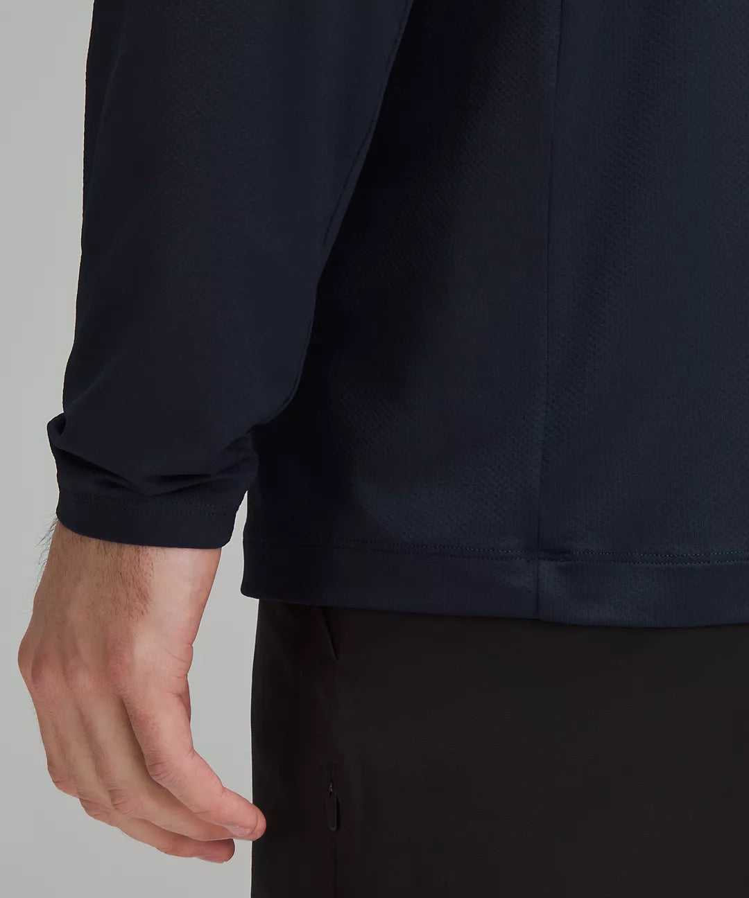 Logo Sport Long Sleeve Half Zip - True Navy