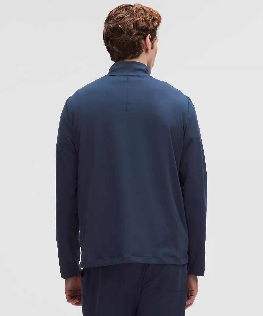 Men's Soft Jersey Half-Zip Pullover - Club Blue