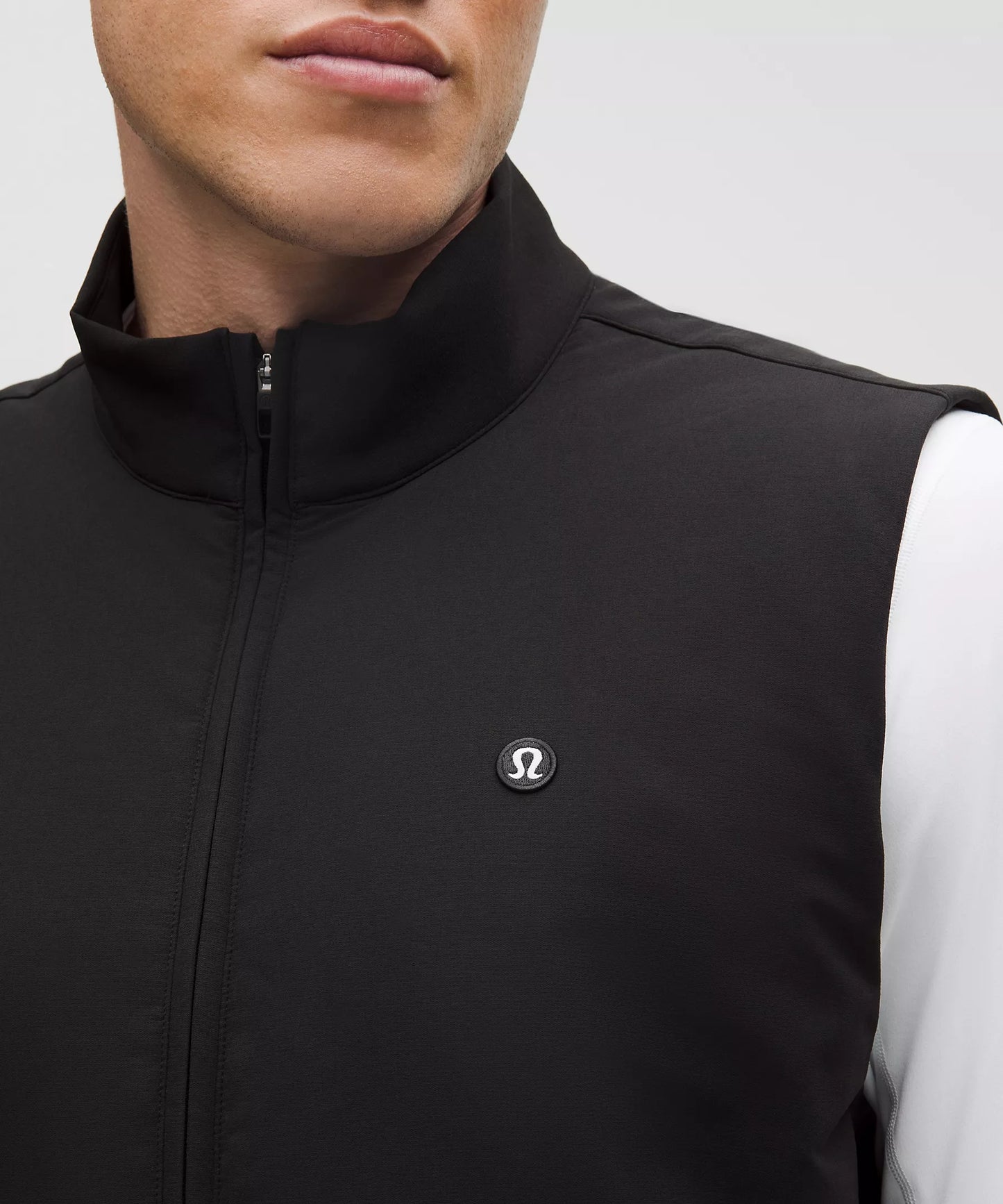 Water-Repellent Golf Vest - Black