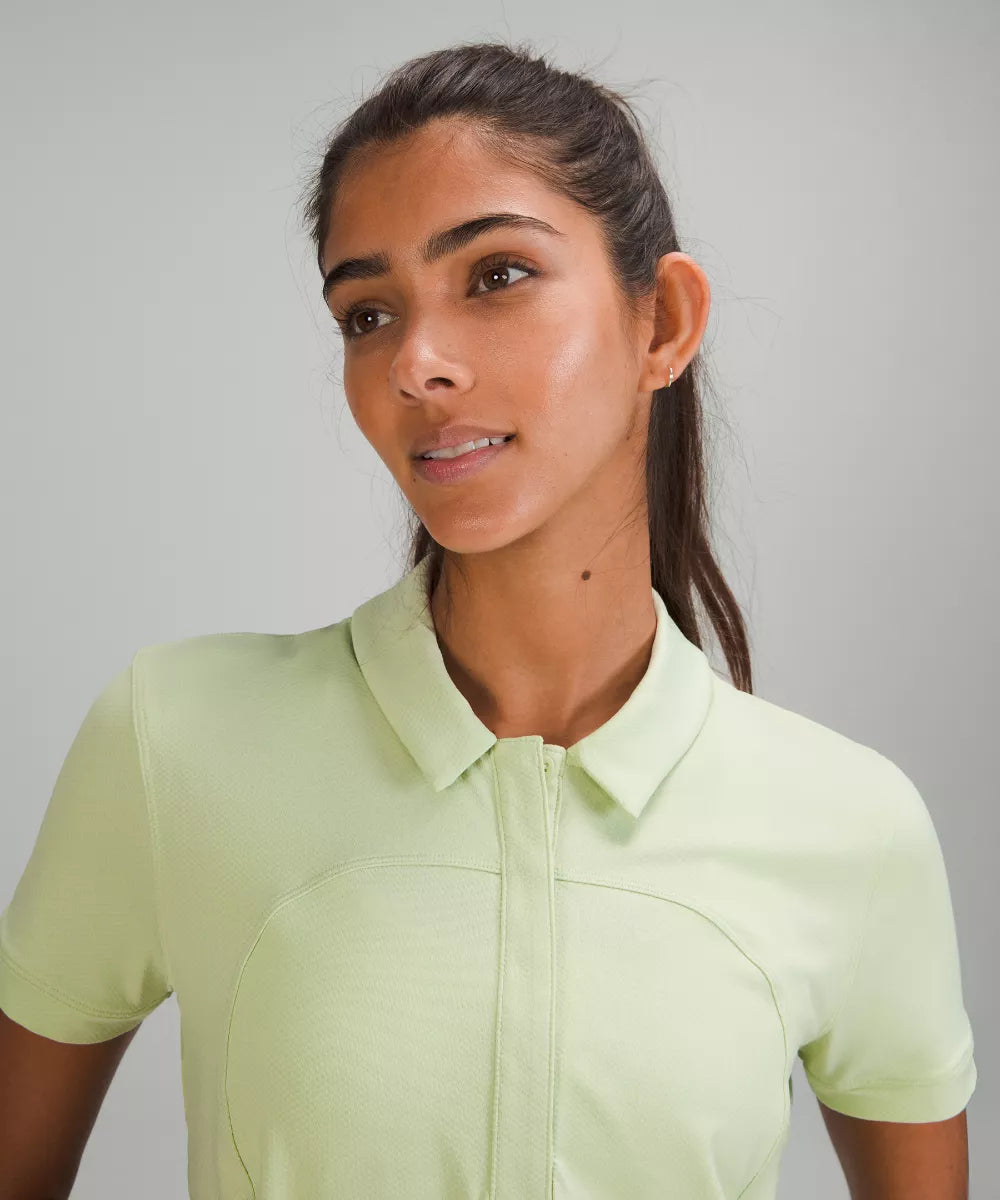 Quick-Drying Short Sleeve Polo - Creamy Mint