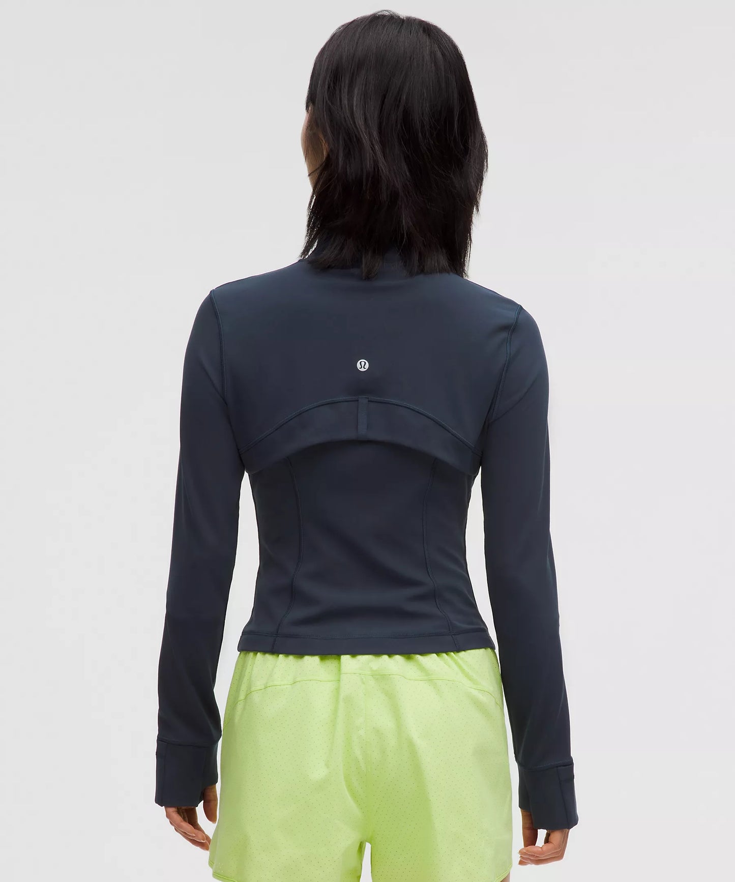 Define Cropped Jacket Nulu - True Navy/Mirror Silver