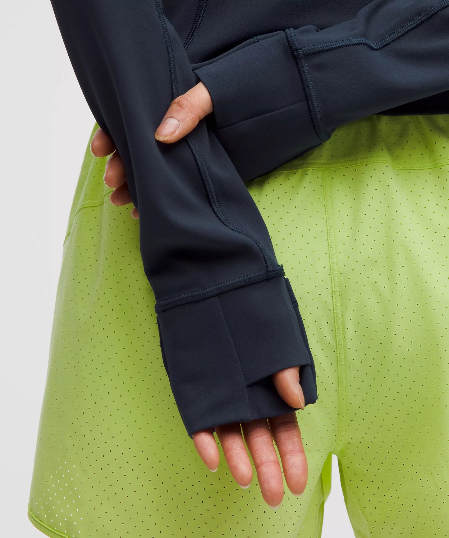 Define Cropped Jacket Nulu - True Navy/Mirror Silver