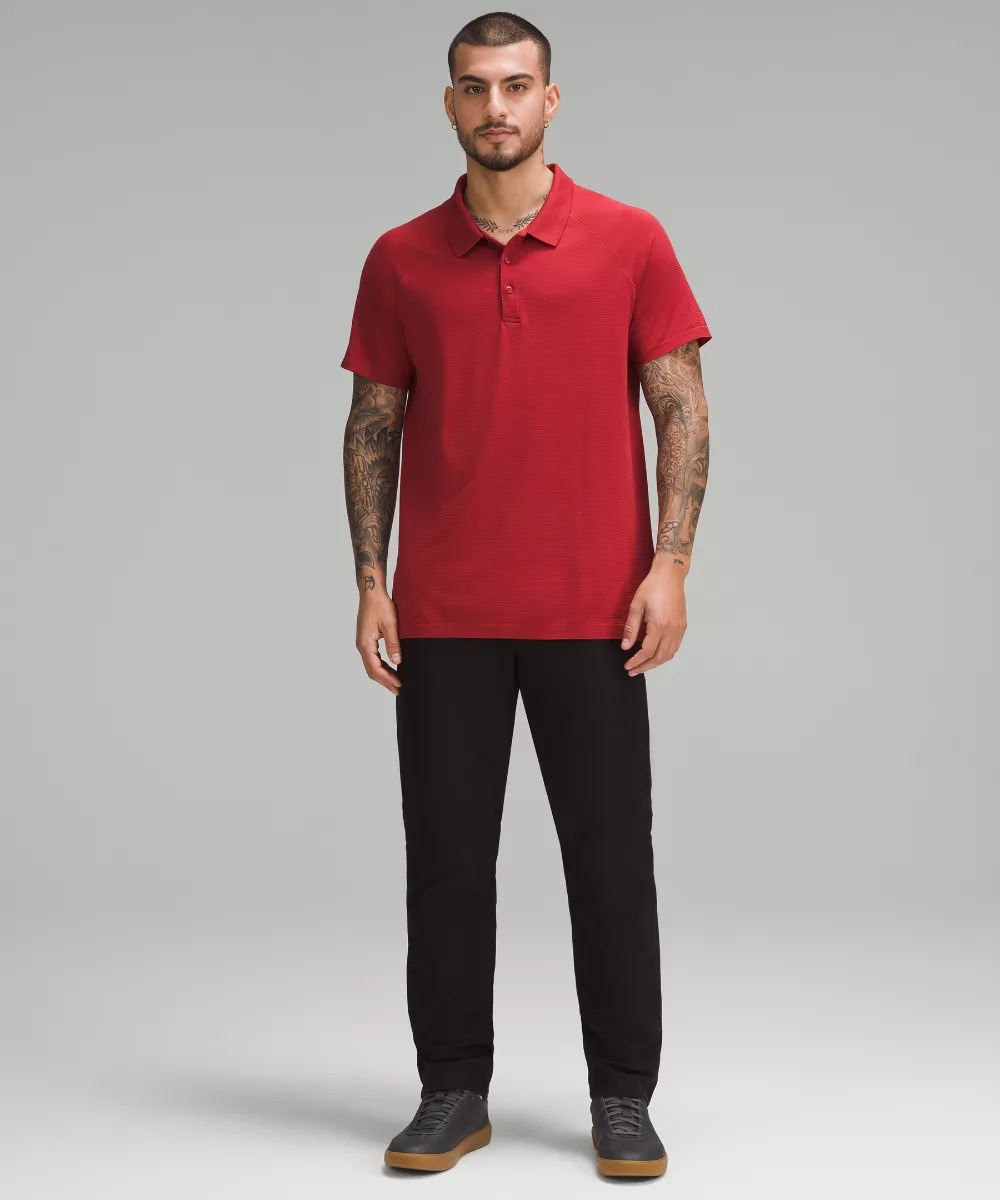 Metal Vent Tech Polo - Sport Red