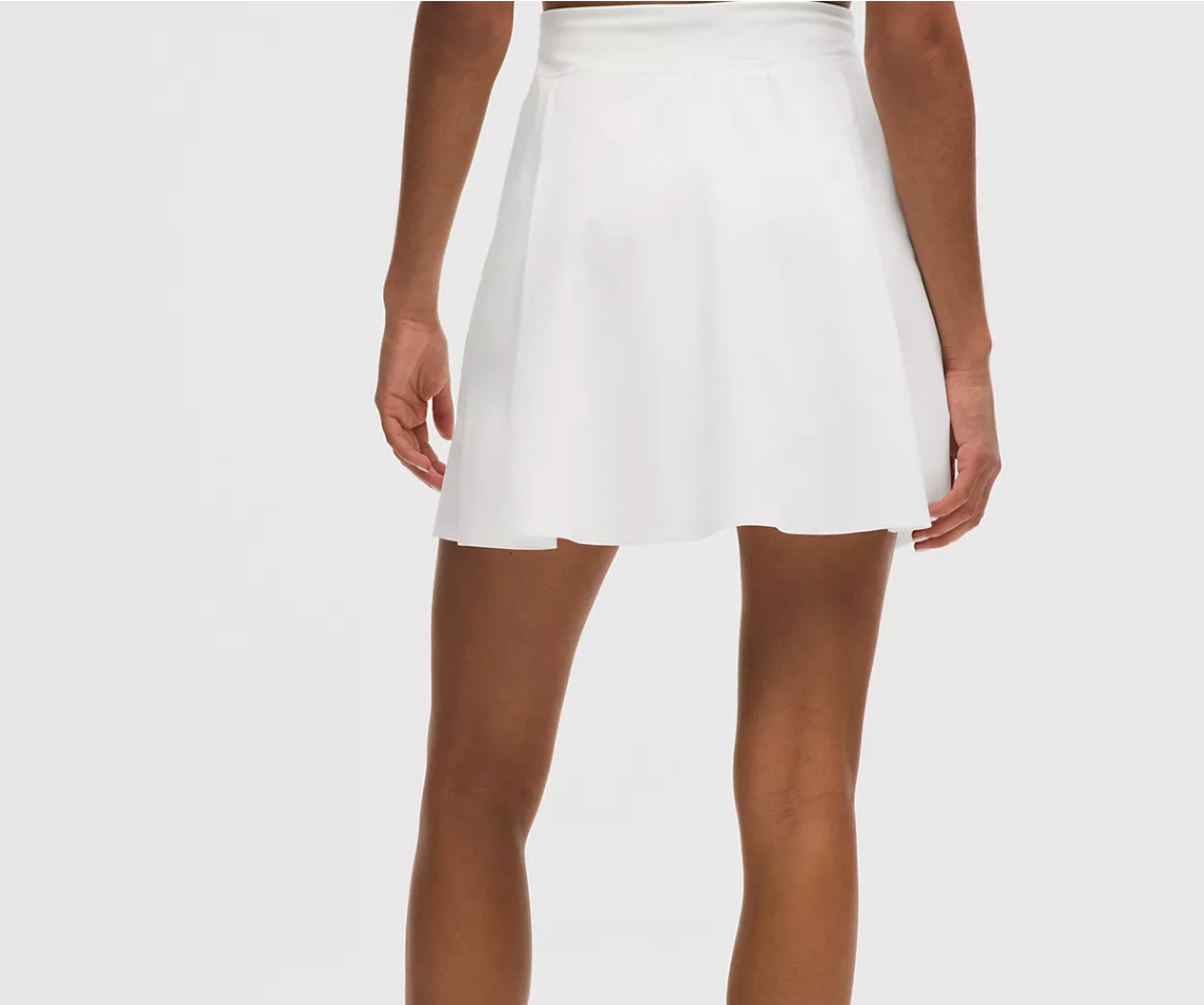 A-Line Side-Pleat Tennis Skirt 19"