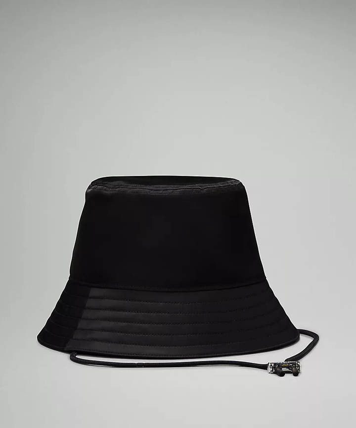Nylon Bucket Hat - Black