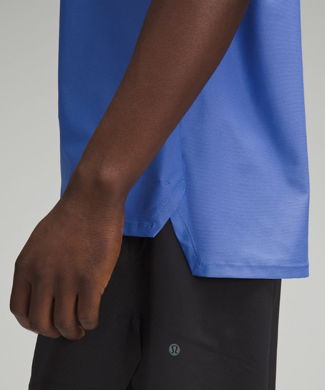 Ventilated Tennis Short Sleeve - Blue