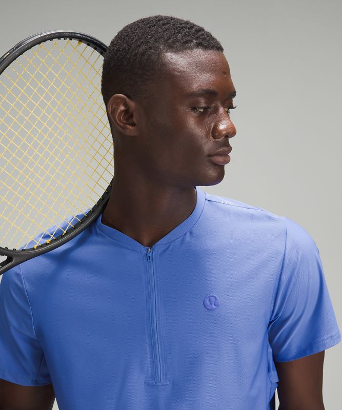 Ventilated Tennis Short Sleeve - Blue