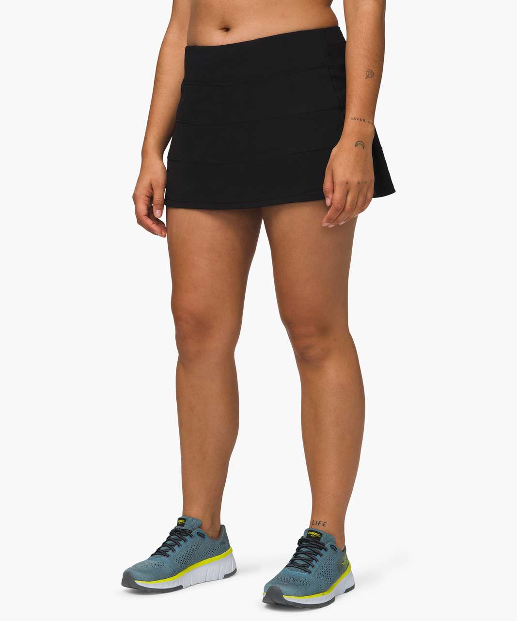 Pace Rival Mid Rise Skirt 12" - Black