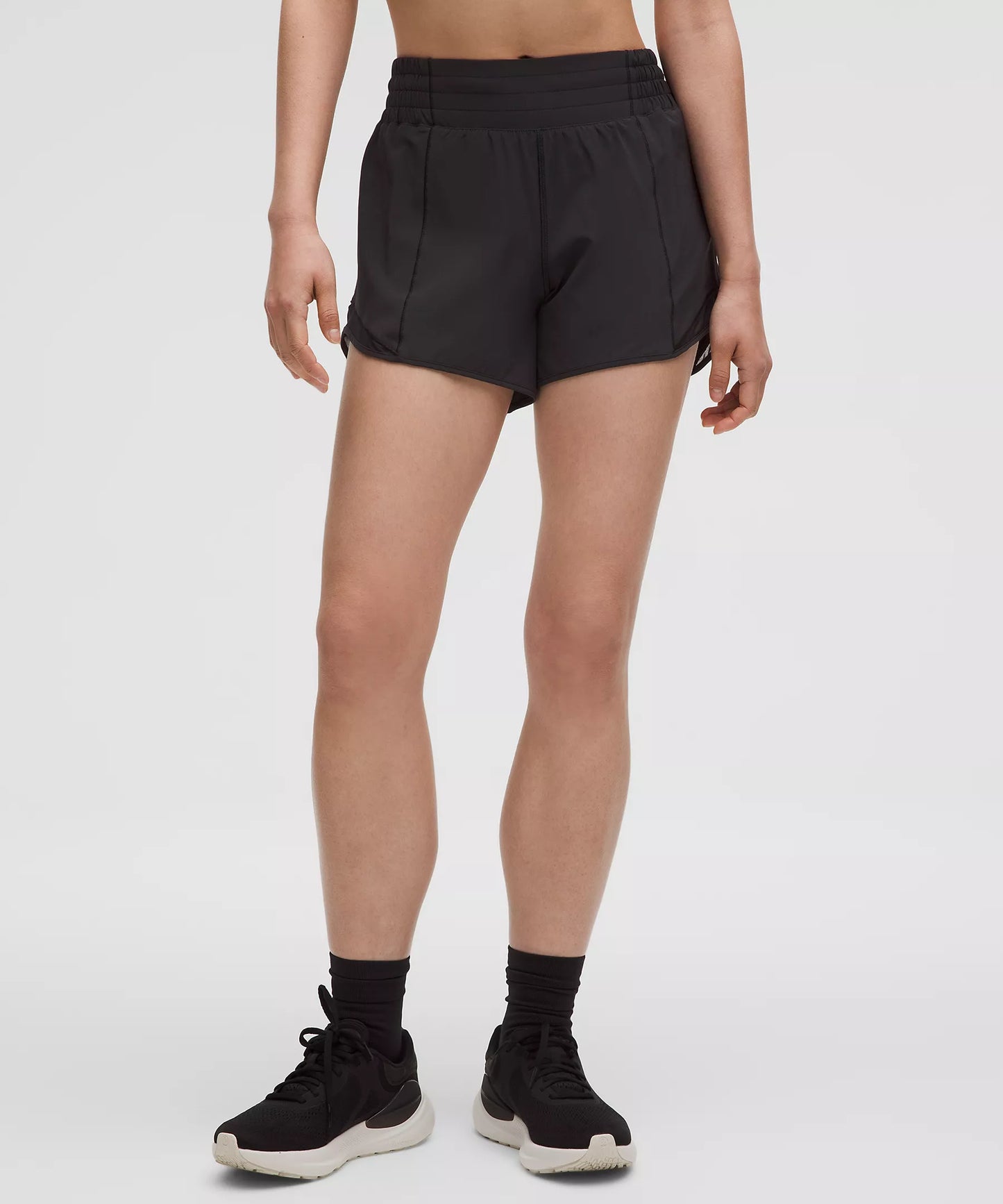Hotty Hot High Rise Short 4" Lined - Black