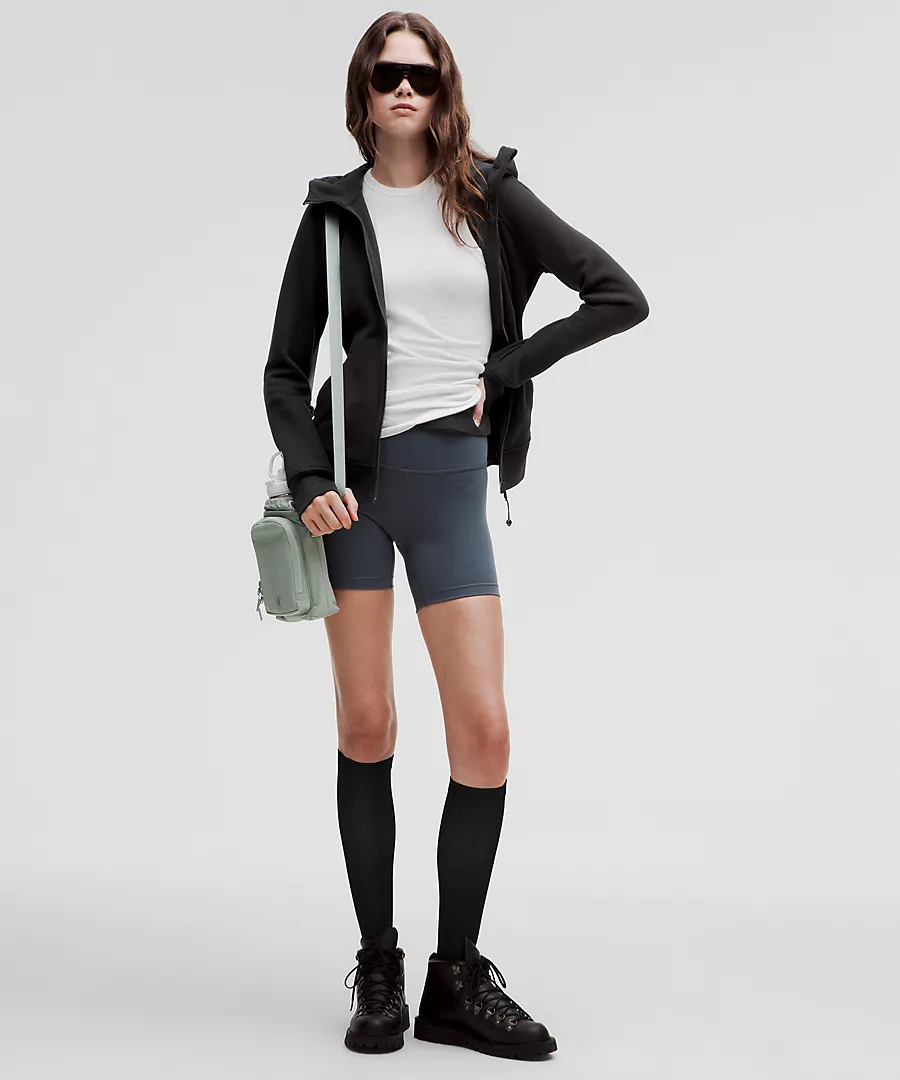 Scuba Full-Zip Hoodie - Black