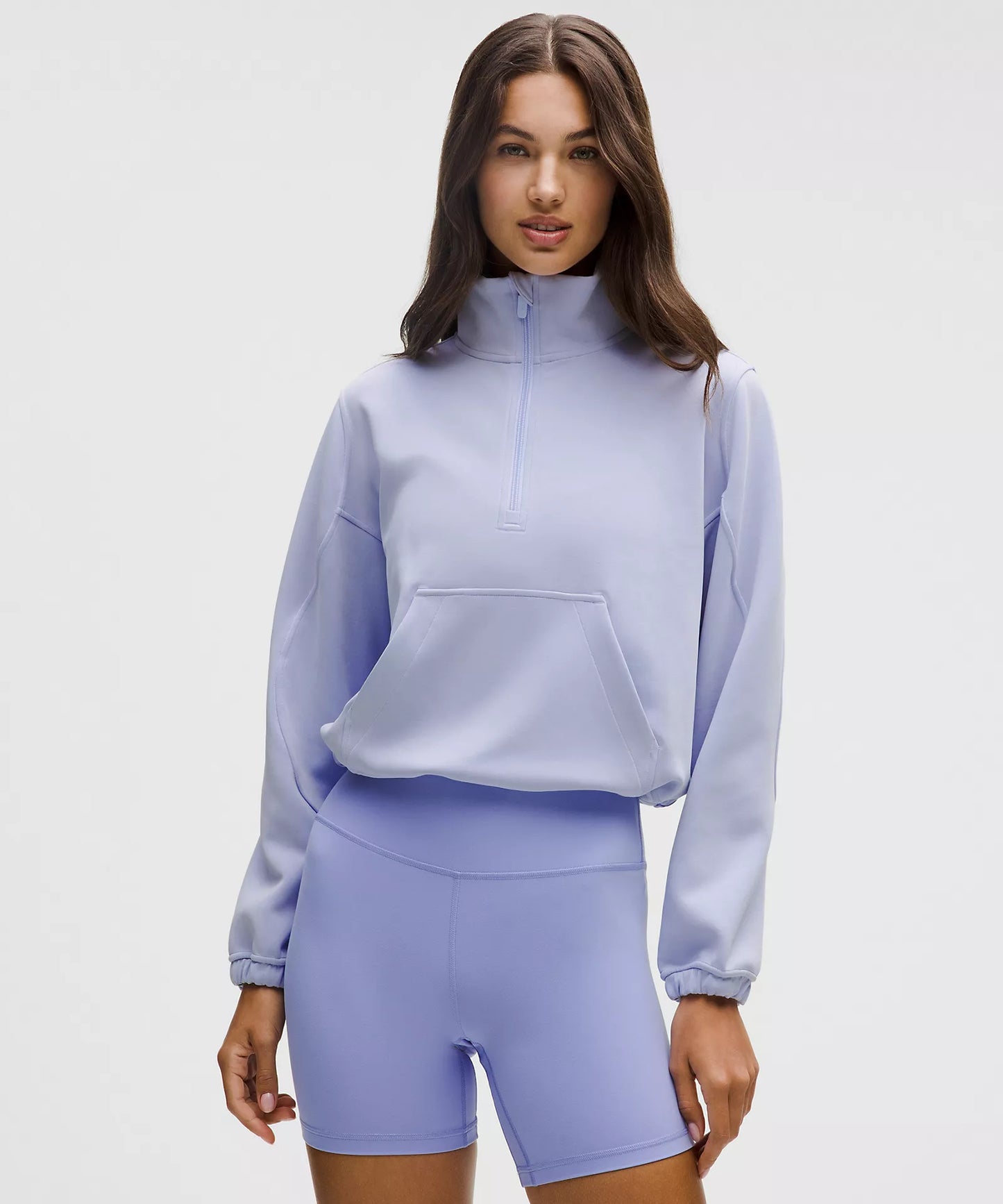 Brushed Softstreme Half Zip - Serene Blue