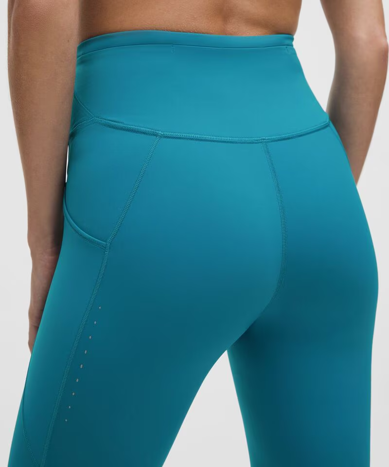 Fast and Free High-Rise Tight 25" (5 Pocket) - Hawaiian Blue