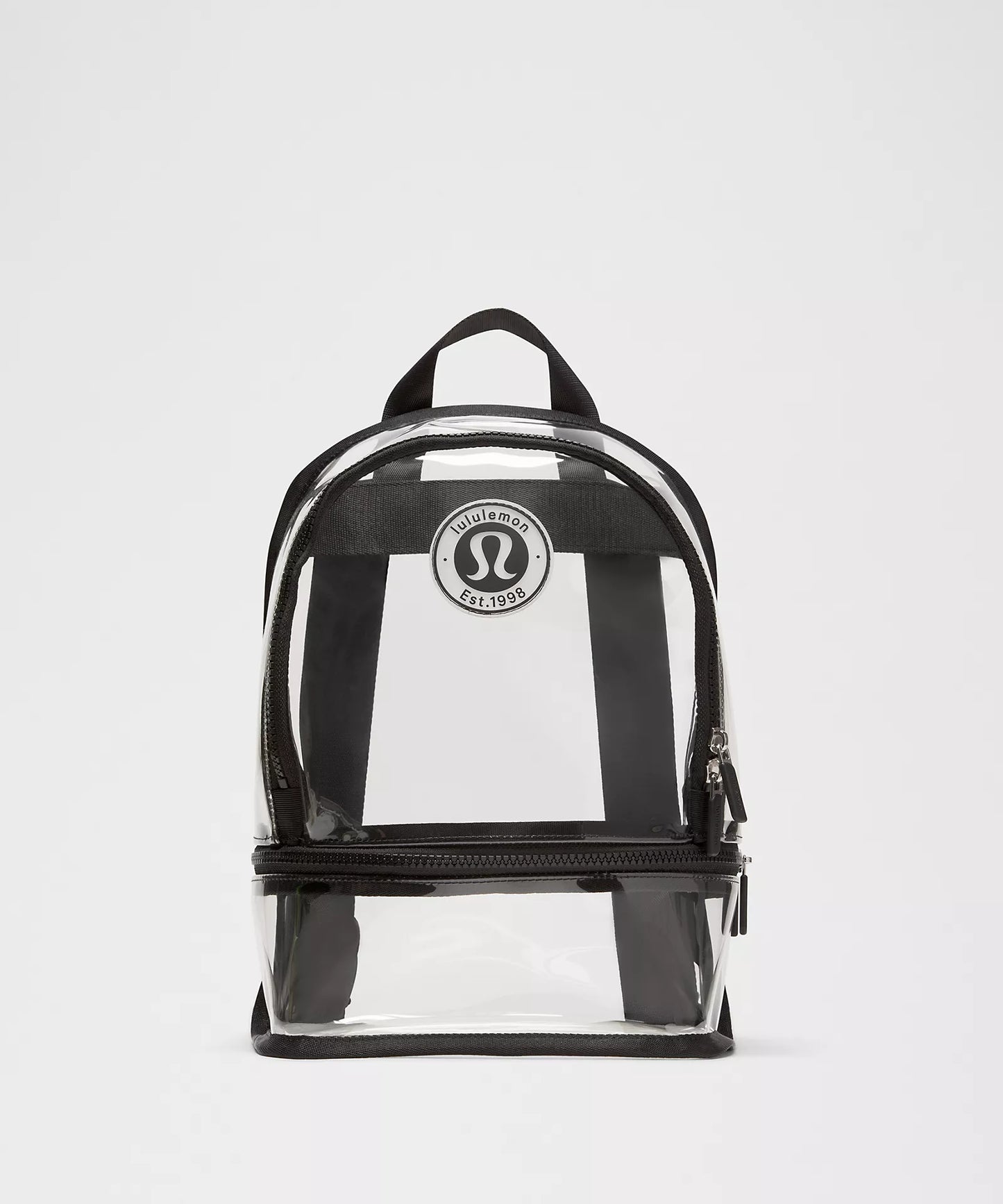 Clear Backpack Mini 10L (Logo) - Black/Silver