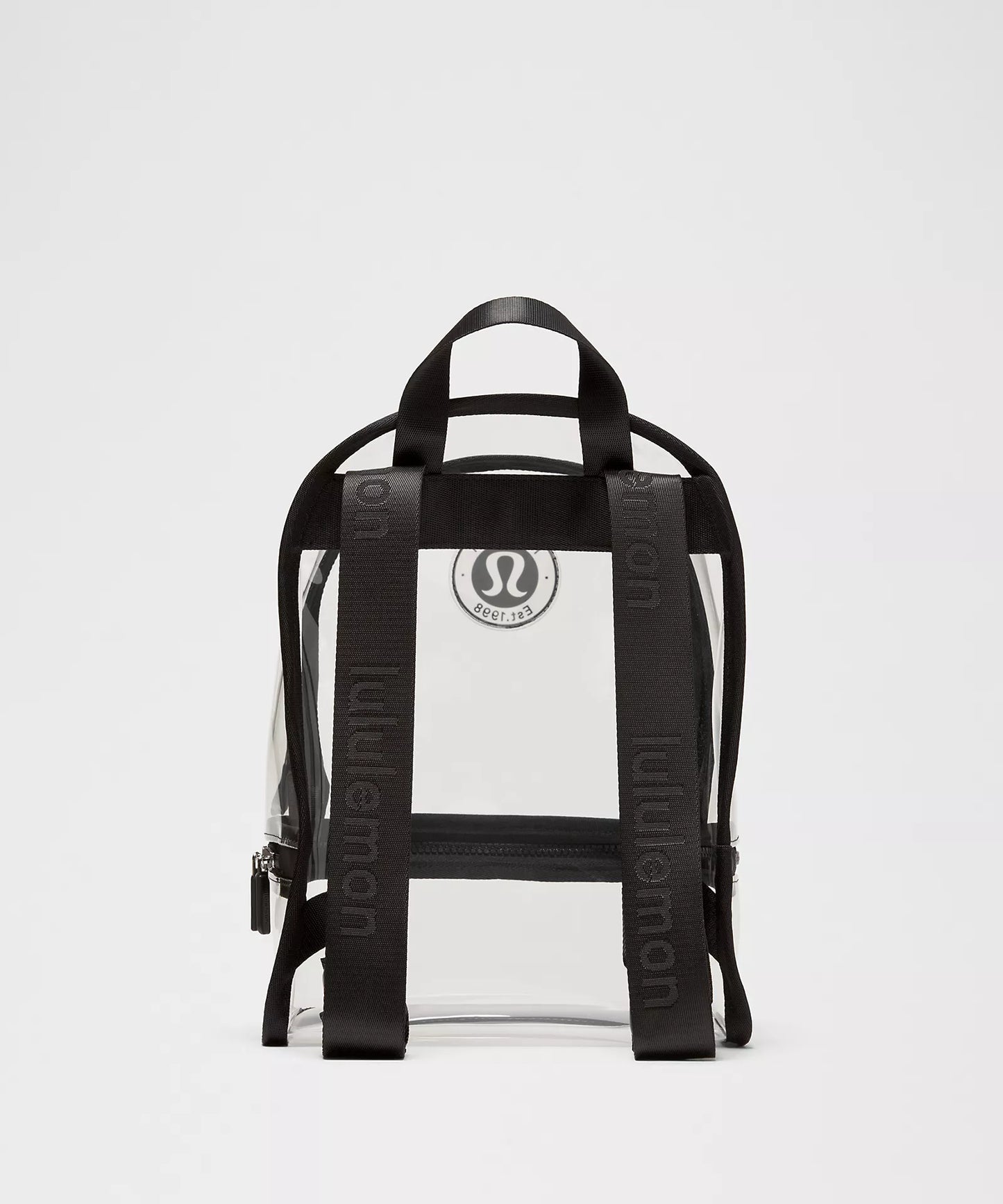 Clear Backpack Mini 10L (Logo) - Black/Silver
