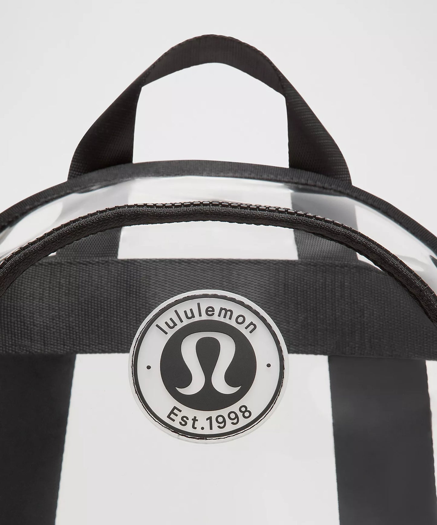 Clear Backpack Mini 10L (Logo) - Black/Silver