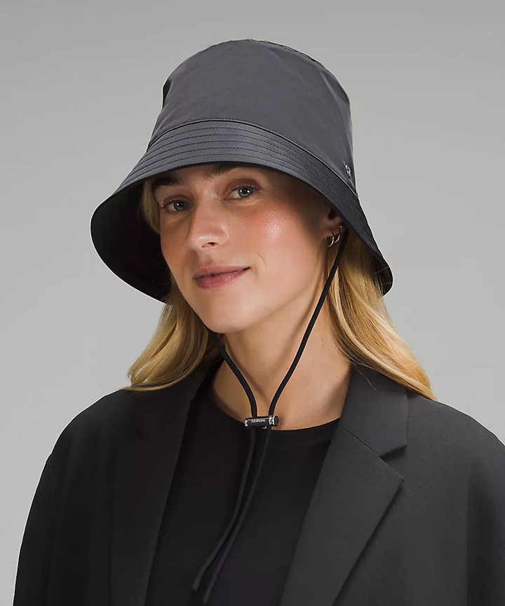 Nylon Bucket Hat - Black