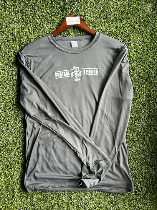Long Sleeve Dry Fit T Shirt Iron Grey (Youth)