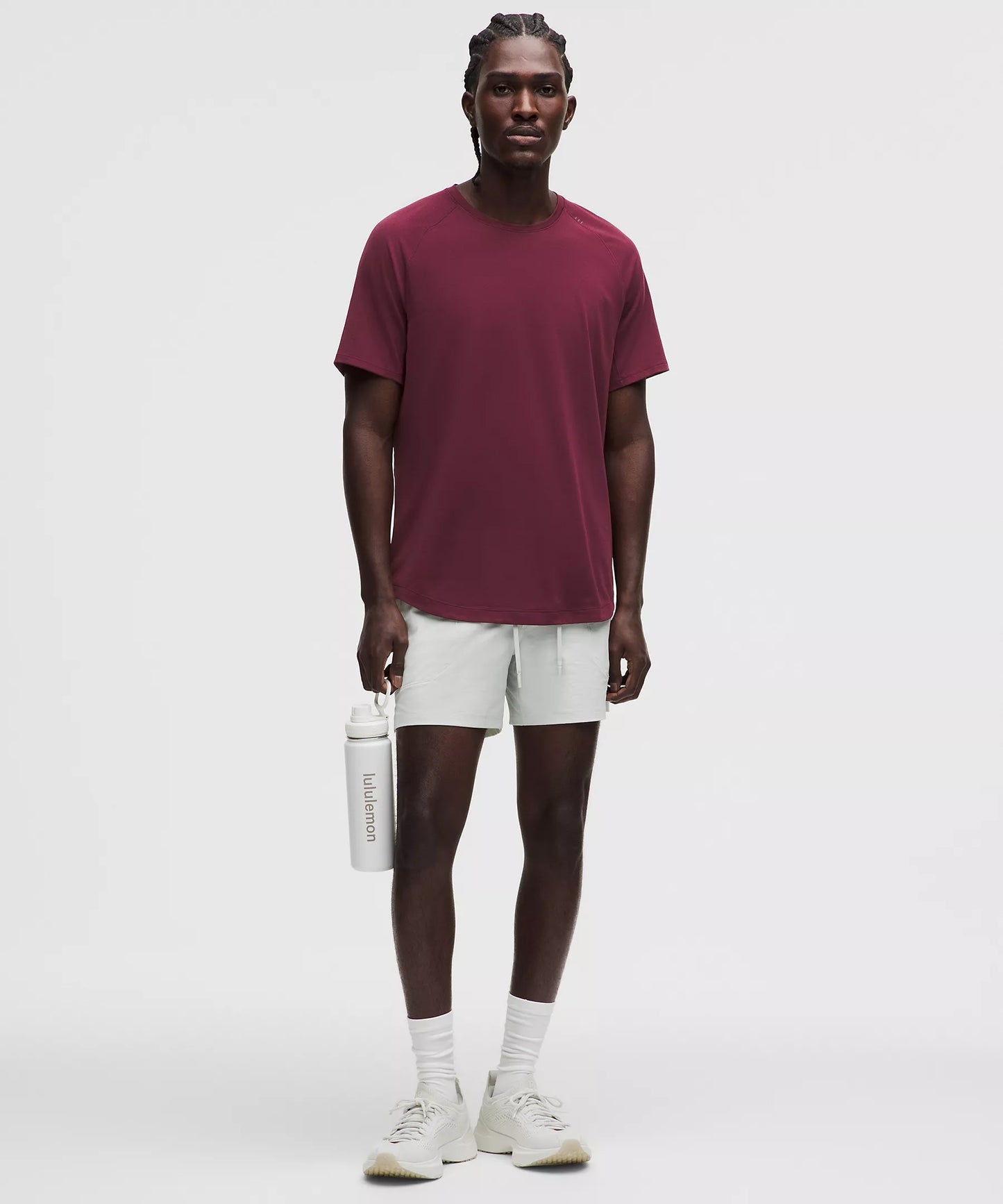 Men's License to Train Short-Sleeve Athletic Shirt - Burgundy Bay