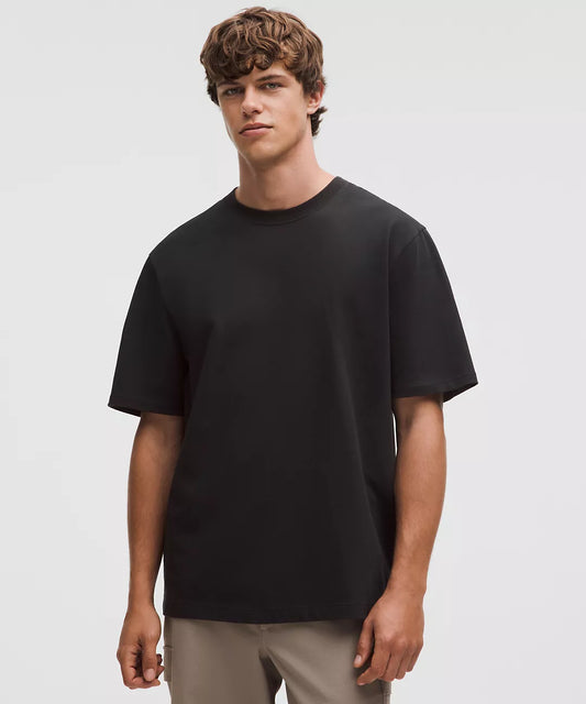 Men's Heavyweight Cotton Jersey T-Shirt - Black