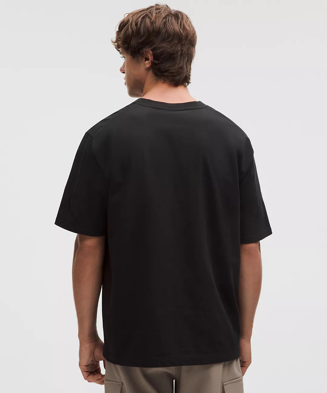 Men's Heavyweight Cotton Jersey T-Shirt - Black