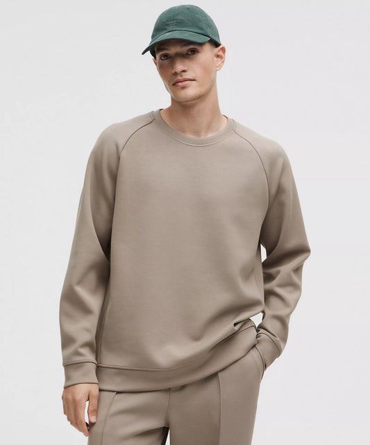 Smooth Spacer Classic-Fit Crew - Warm Ash Grey
