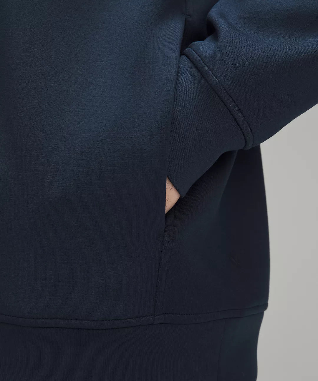 Smooth Spacer Pullover Hoodie - True Navy