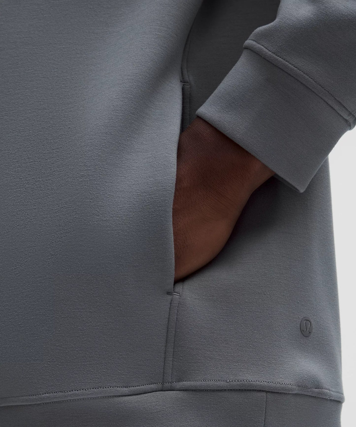 Smooth Spacer Classic-Fit Pullover Hoodie - Solar Grey