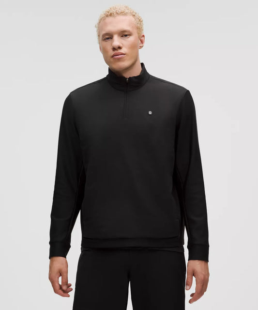 Water-Repellent Quarter-Zip Golf Shell - Black