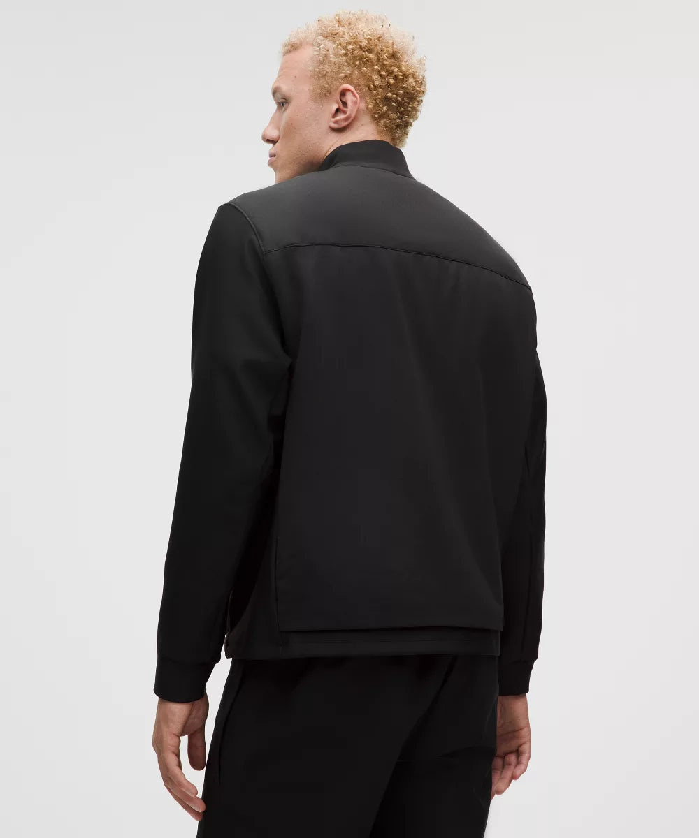 Water-Repellent Quarter-Zip Golf Shell - Black