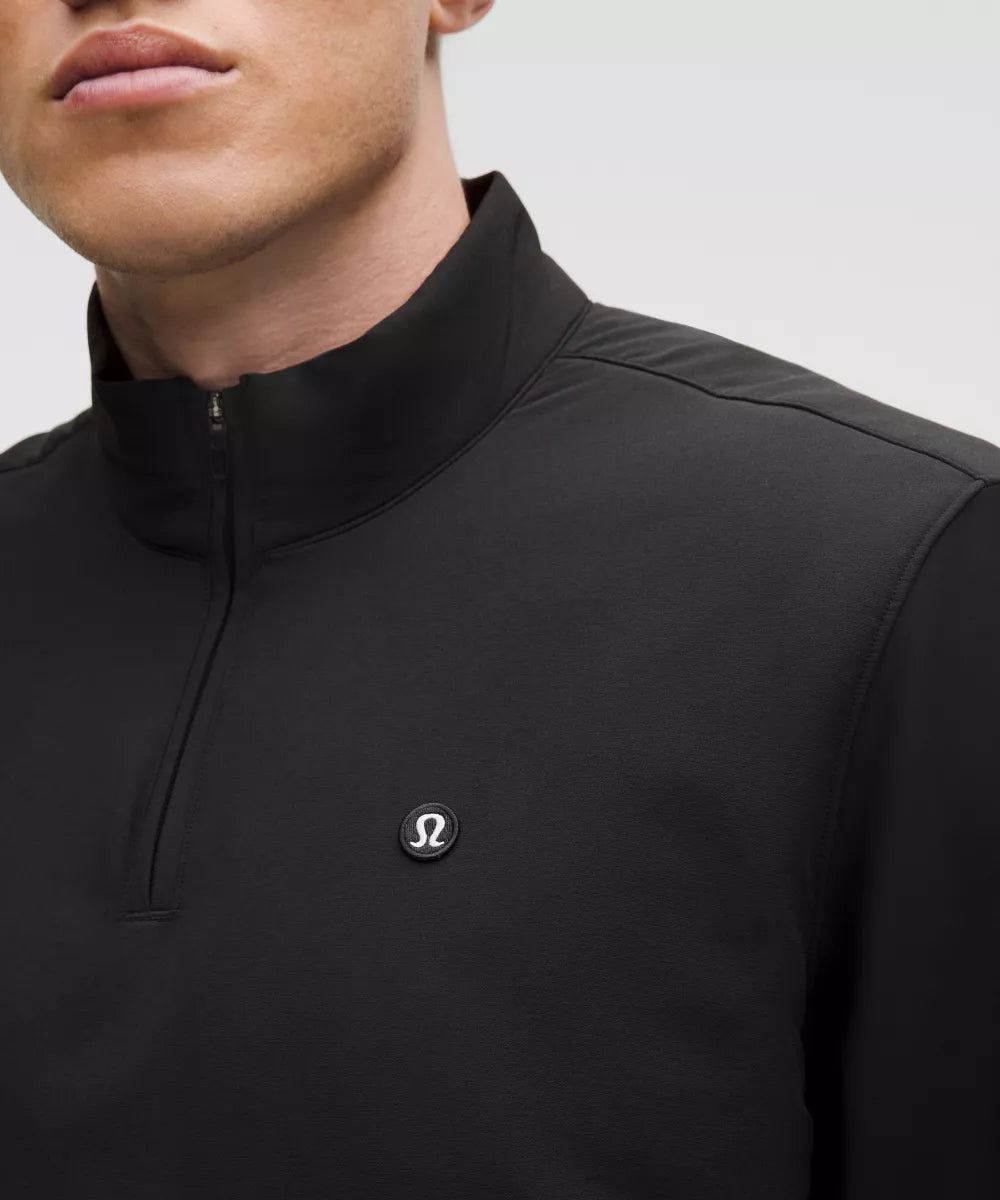 Water-Repellent Quarter-Zip Golf Shell - Black