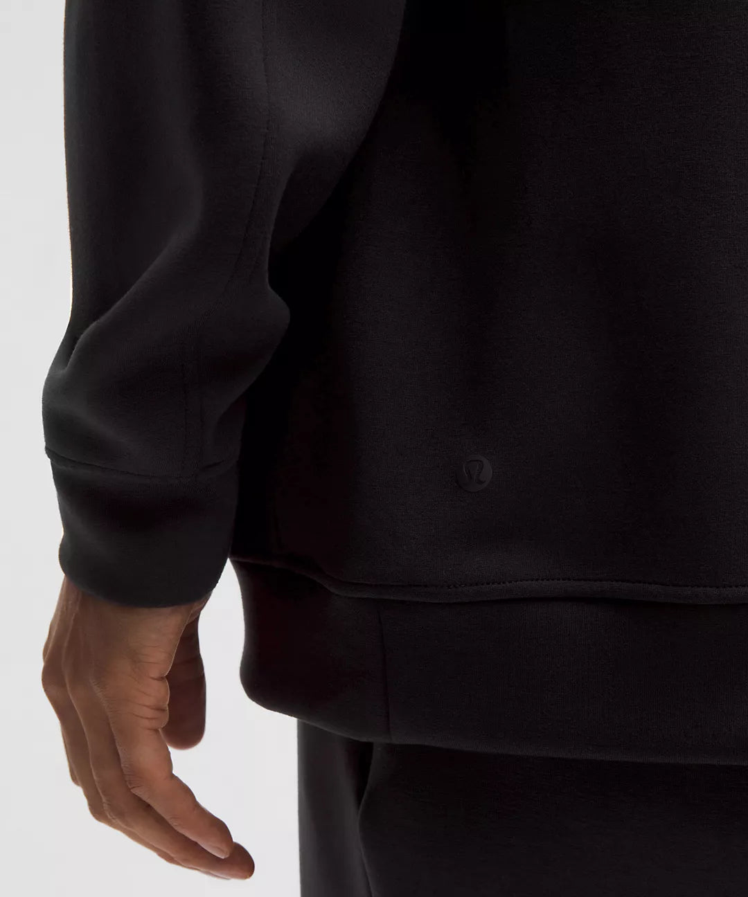 Men's Smooth Spacer Classic-Fit Pullover Hoodie - Black