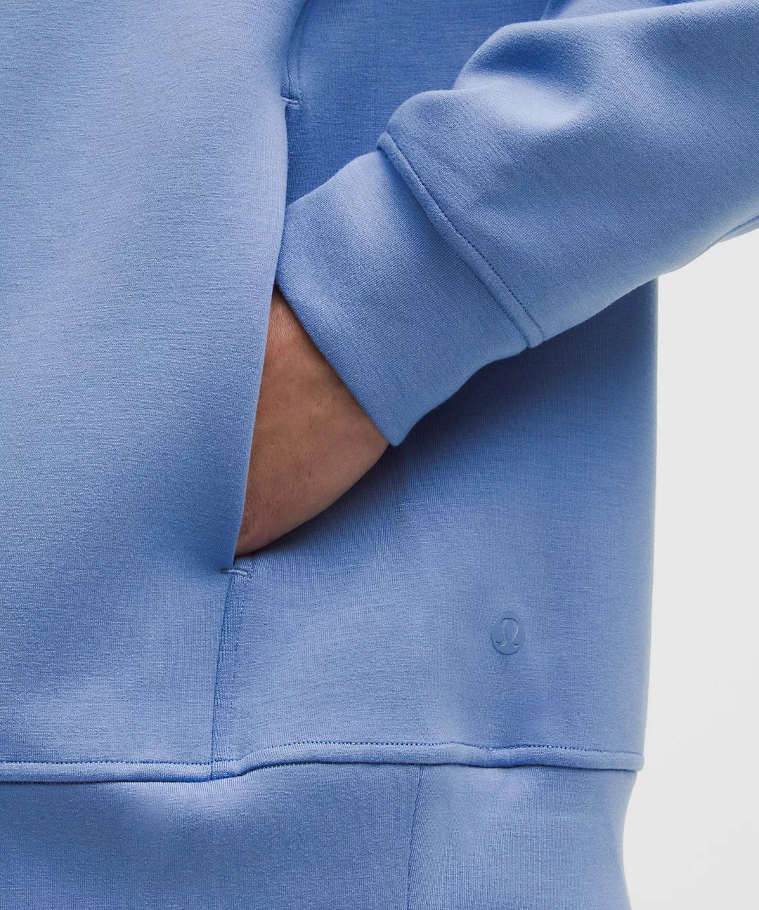 Men's Smooth Spacer Classic-Fit Pullover Hoodie - Prep Blue