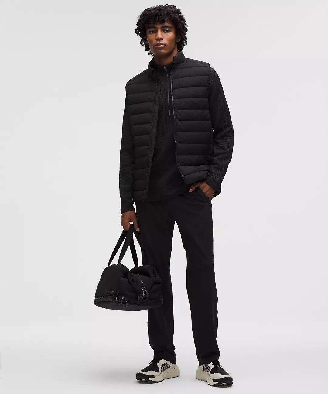 Men's Navigation Stretch Down Vest - Black