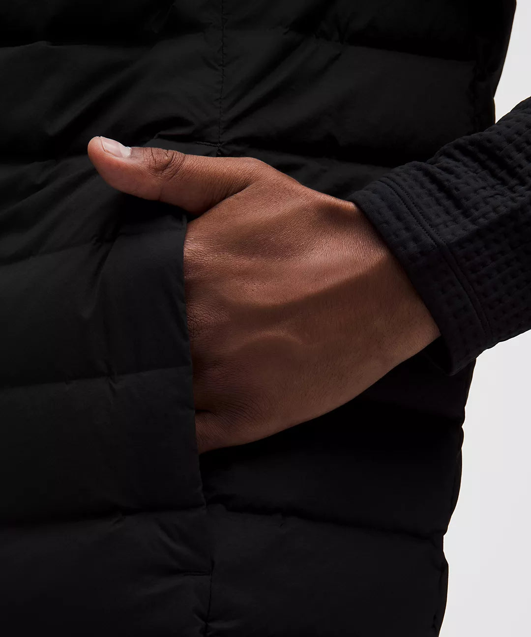 Men's Navigation Stretch Down Vest - Black