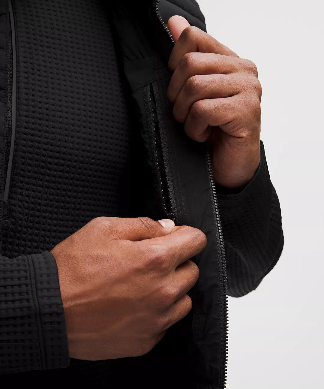 Men's Navigation Stretch Down Vest - Black