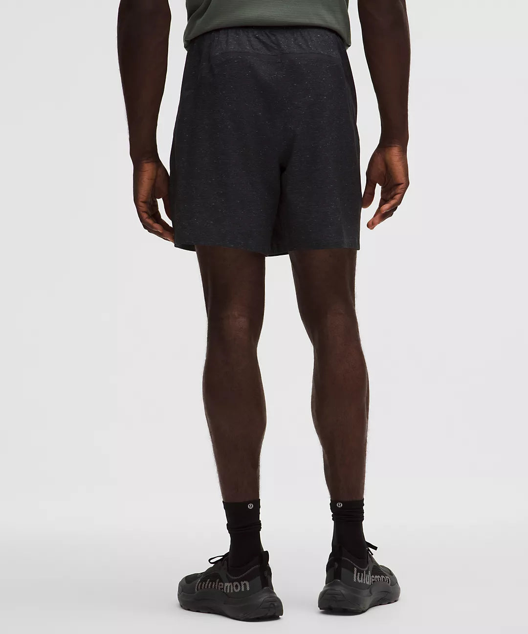 Men's Pace Breaker Linerless Athletic Short 7" - Heather Navy