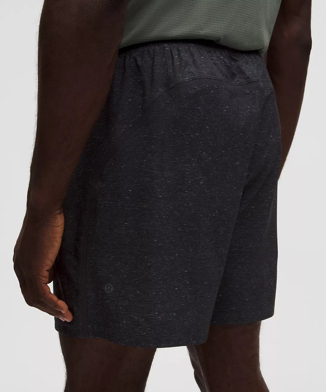 Men's Pace Breaker Linerless Athletic Short 7" - Heather Navy