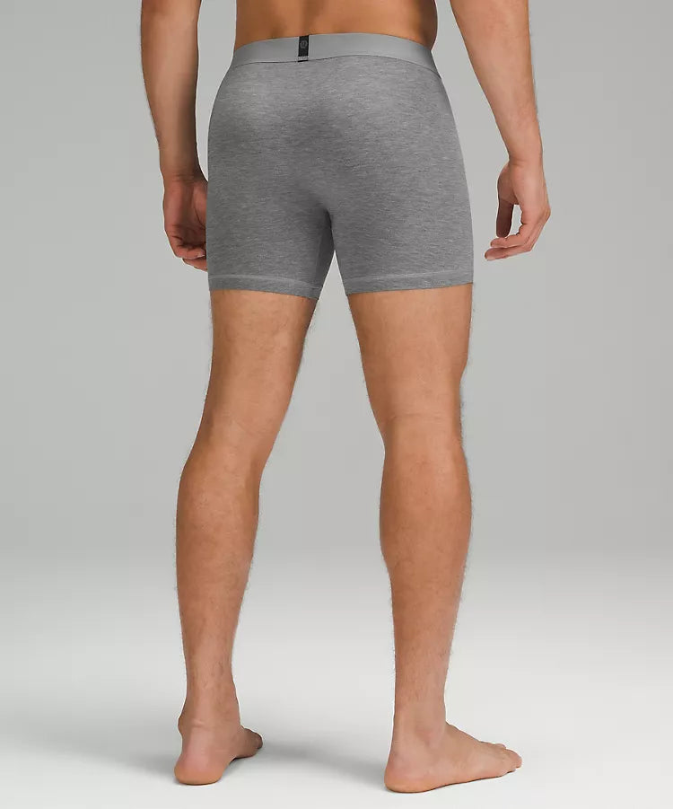 Men's Premium Always In Motion Boxer Brief 5" - Grey