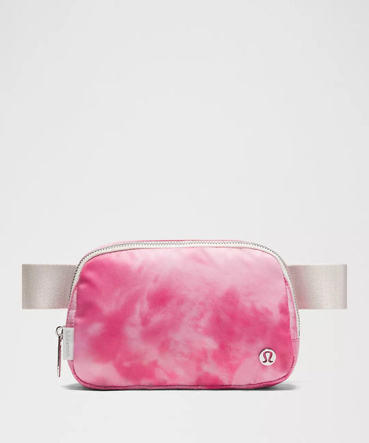 Premium Everywhere Belt Bag 1L - Strawberry Smoothie Print & Metal Hardware