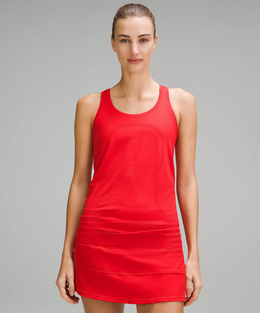 Swiftly Tech Racerback Tank Top 2.0 Hip Length - True Red
