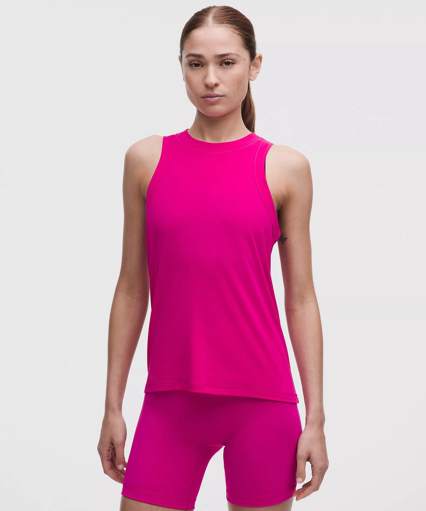 Jersey Training Tank Top - Pink Flare